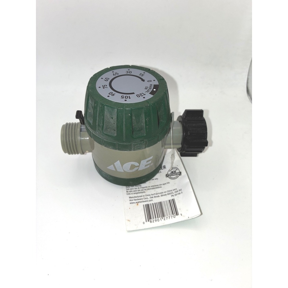 Orbit Ace Hose Faucet Timer Manual Mechanical Water Timer 120 Min 7436744 Green - Picture 7 of 7